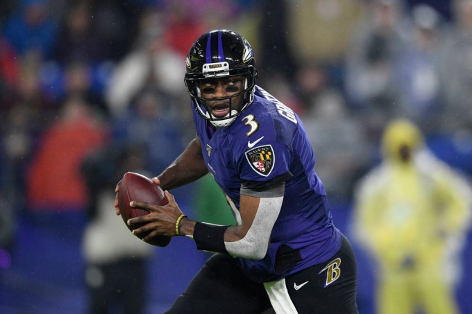 Robert Griffin III During The Steelers Vs. Ravens Game