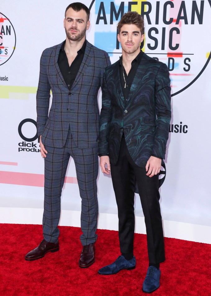 The Chainsmokers at the American Music Awards