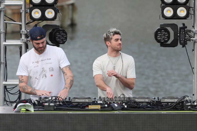The Chainsmokers perform at Military Appreciation Day Ceremony