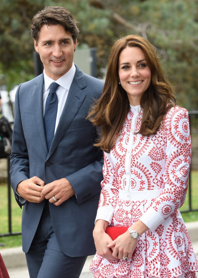 Kate Middleton Visits Justin Trudeau