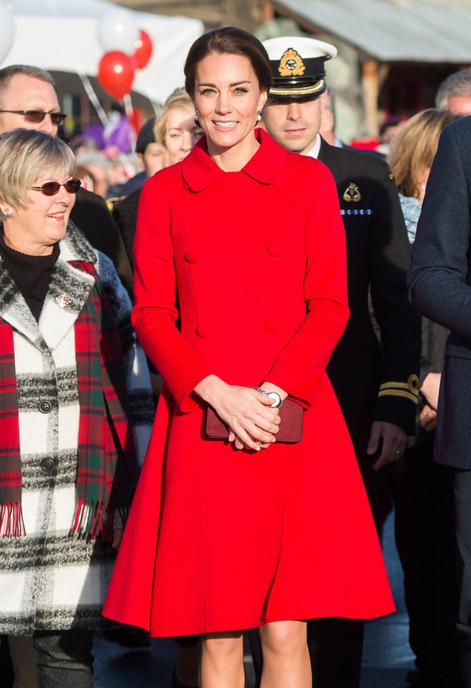 Kate Middleton is Ravishing in Red