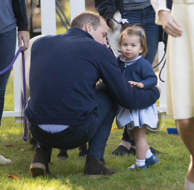 Prince William Plays With Princess Charlotte