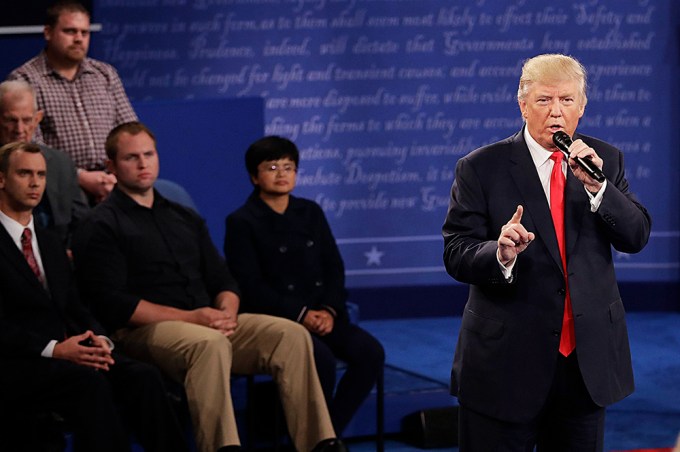 US presidential debate, St. Louis, USA – 09 Oct 2016