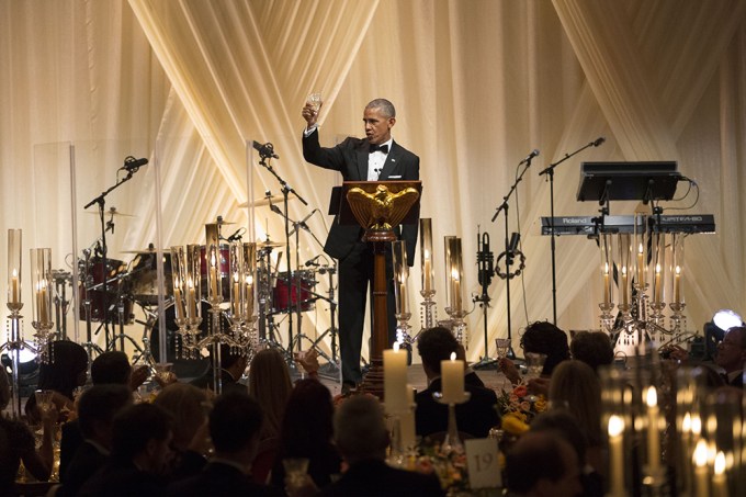 Barack Obama Gives Speech