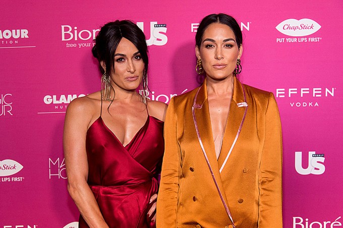 Brie & Nikki Garcia At An ‘Us Weekly’ Party