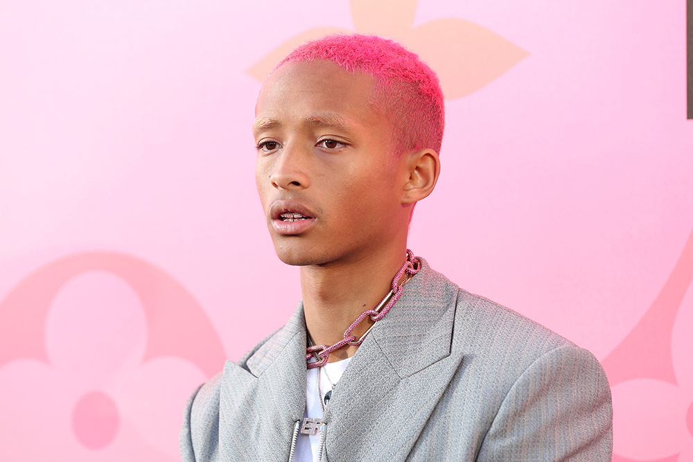Jaden Smith rocks up for the Louis Vuitton X exhibition