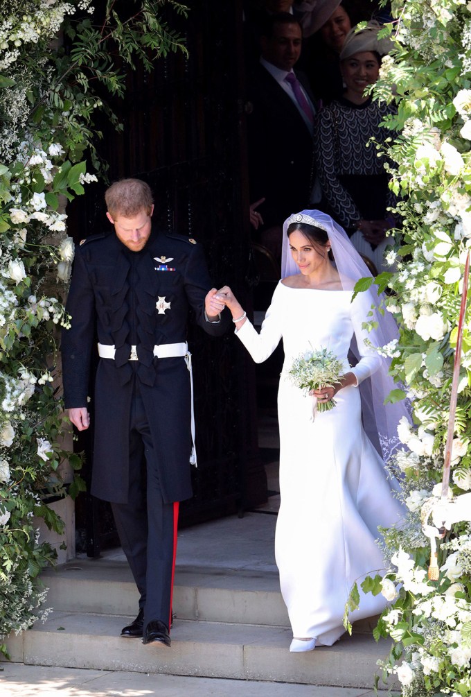 Meghan Markle & Prince Harry Leaving Their Wedding