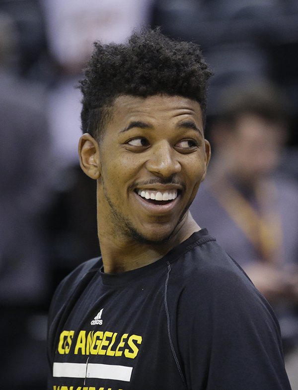 nick young curly hair