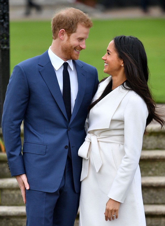 Meghan Markle Smiles With Prince Harry