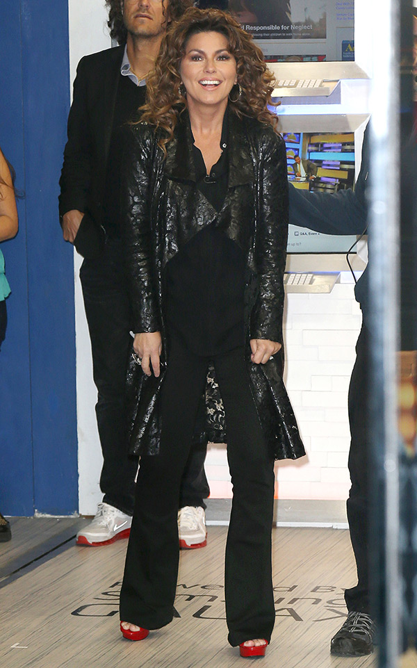 Shania Twain Out And About