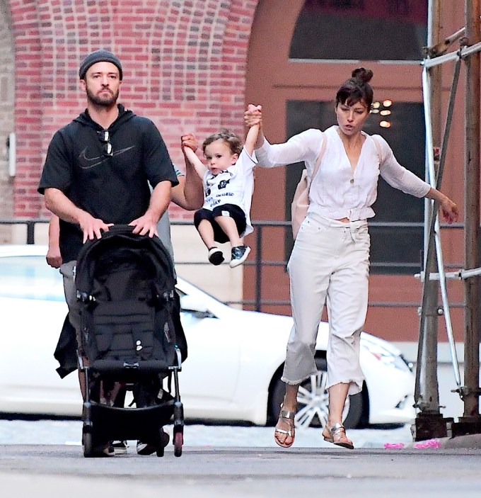 Silas Hangs Out In New York With Mom & Dad