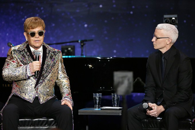 Anderson Cooper interviews Elton John