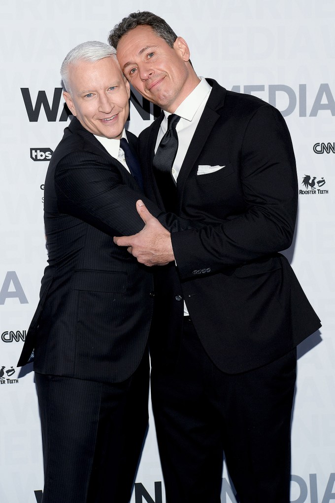 CNN’s Anderson Cooper & Chris Cuomo share an embrace