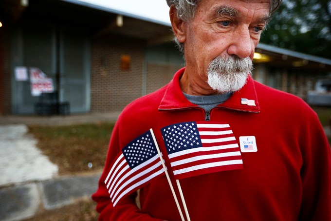 Roy Brook Of Alabama After Voting In Alabama