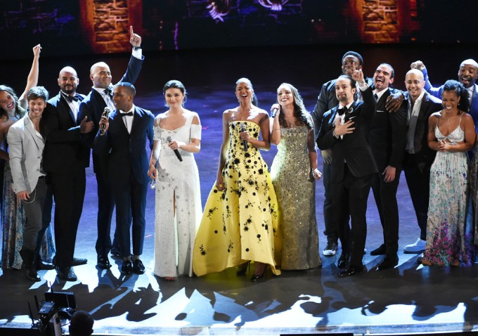 The original Broadway cast of ‘Hamilton’ at the Tony Awards