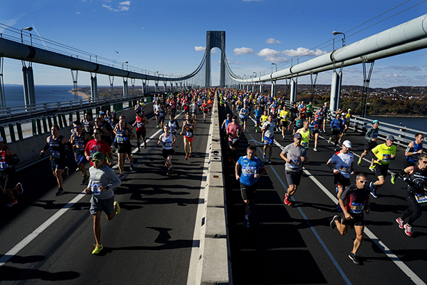 The NYC Marathon on November 6, 2016 (REX/Shutterstock)