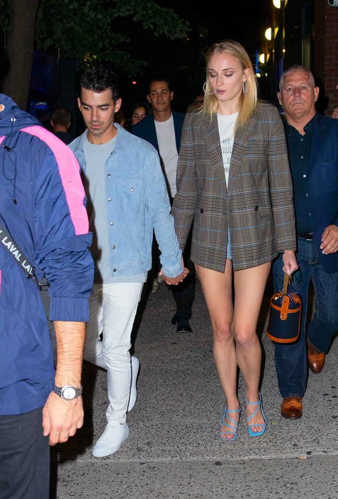 Joe Jonas And Sophie Turner Arrive At Nick’s John Varvatos Event In New York
