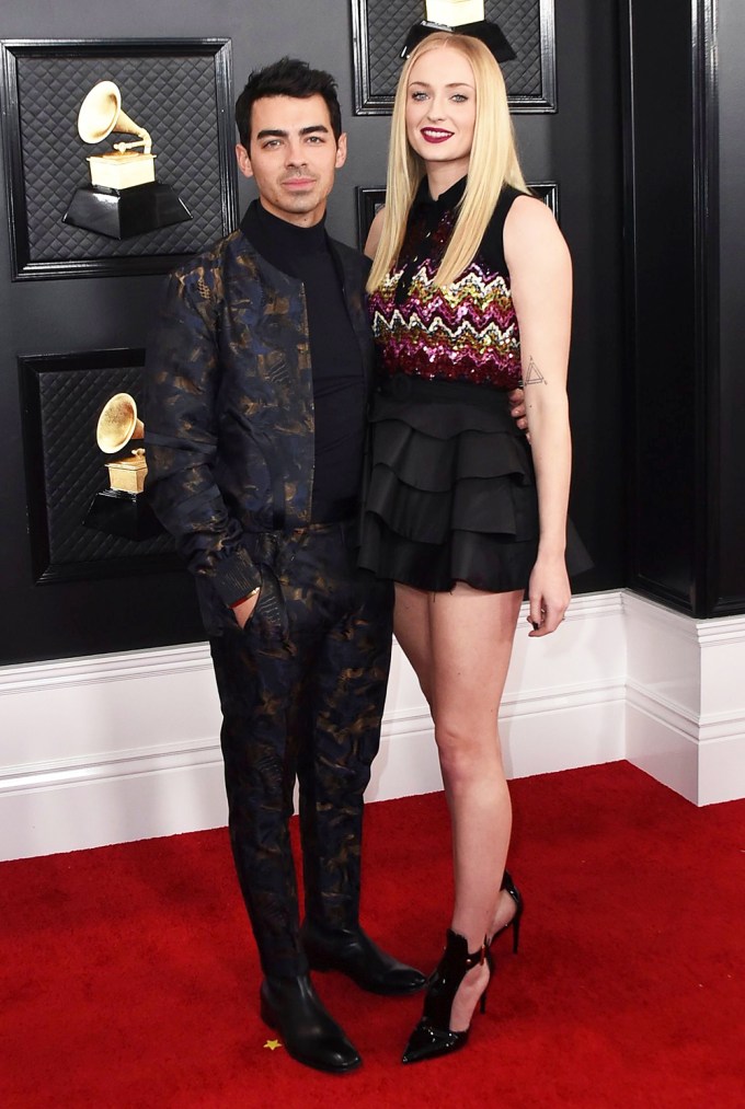 Joe Jonas & Sophie Turner at the 2020 Grammys