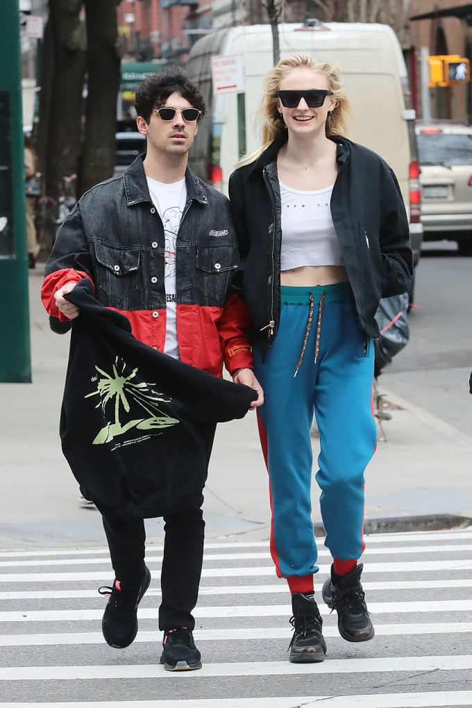 Sophie Turner and Joe Jonas Walking In SoHo