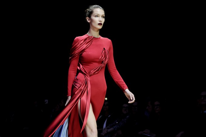 Bella Hadid At Haute Couture Fashion Week