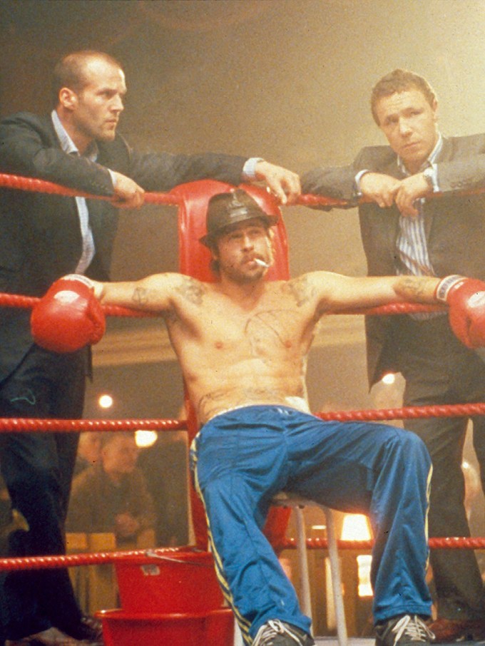 Brad Pitt as a boxer