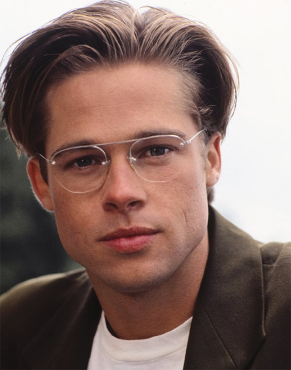 Brad Pitt looking sexy smart