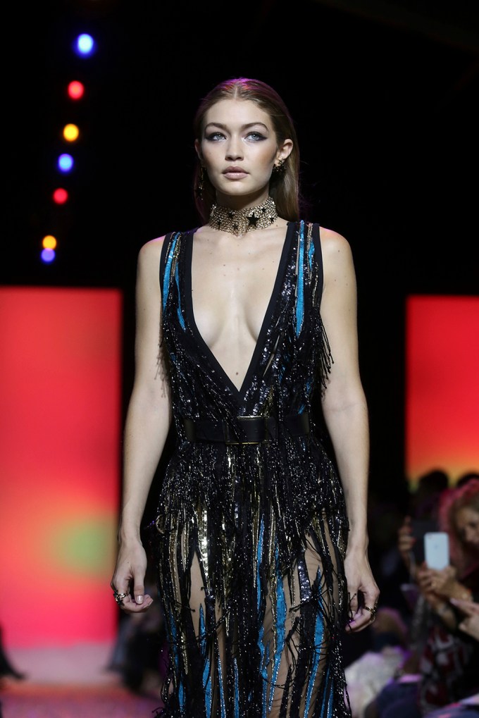 Gigi Hadid At Paris Fashion Week