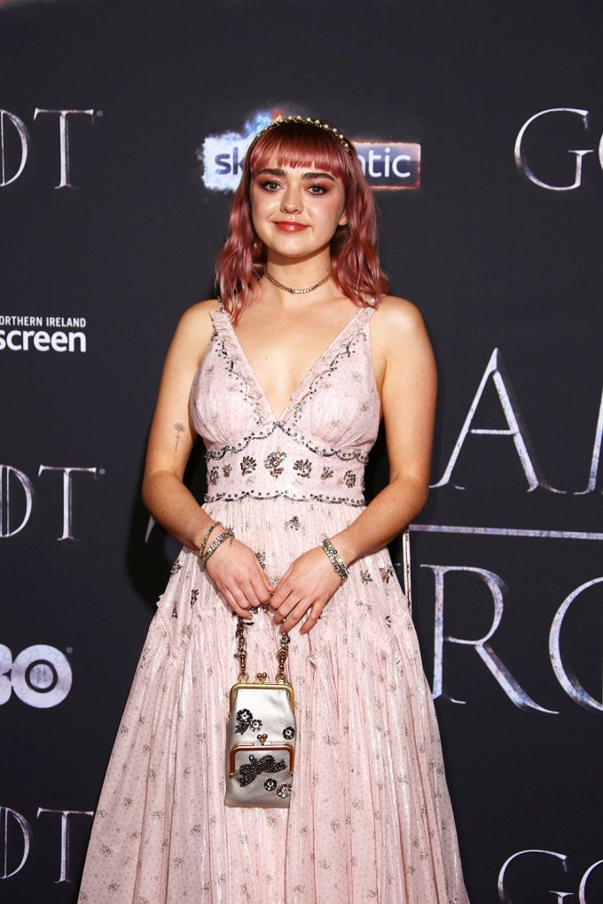 Maisie Williams at the ‘Game of Thrones’ Belfast premiere