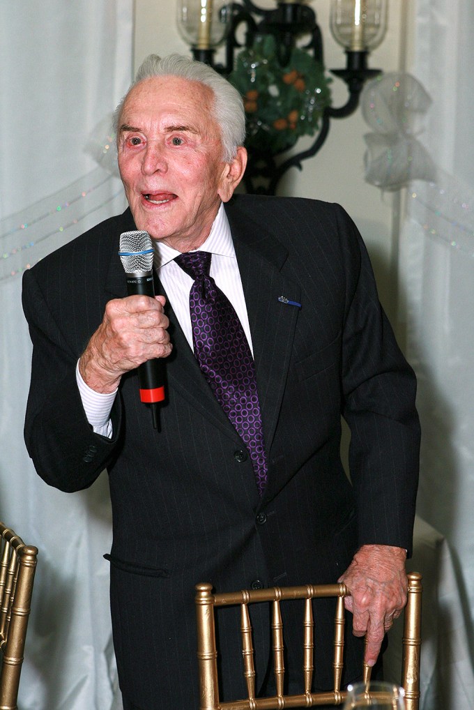 Kirk Douglas at his 90th Birthday Party