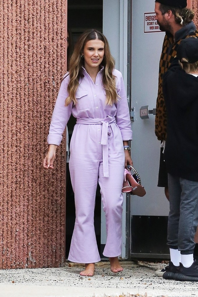 Millie Bobby Brown Looks Gorgeous In Lilac