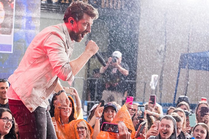 Brett Eldredge Performing On Today Show In NYC