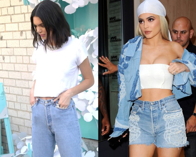 Kendall Jenner & Kylie Jenner’s Crop Tops