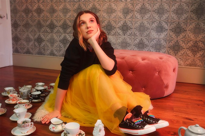 Millie Bobby Brown reveals her new Converse collaboration