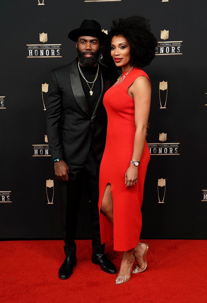 Malcolm Jenkins & Morrisa Jenkins At The 8th Annual NFL Honors