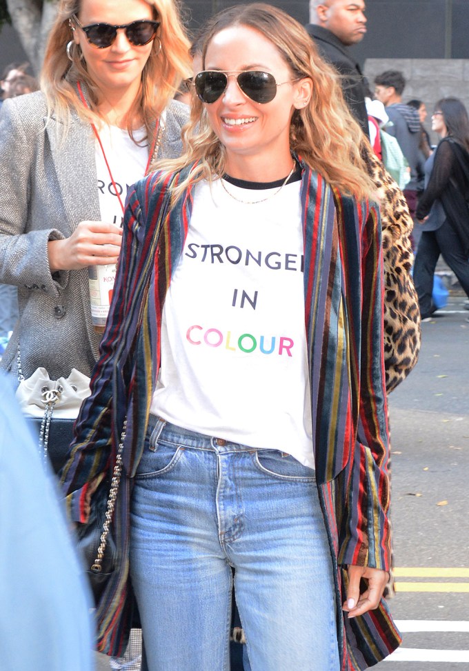 Nicole Richie at the 2018 Women’s March in LA