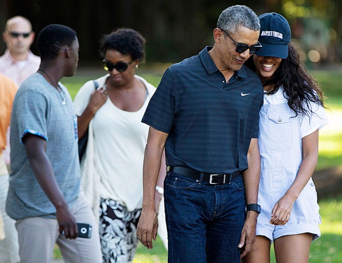 Barack & Malia Obama on Vacation