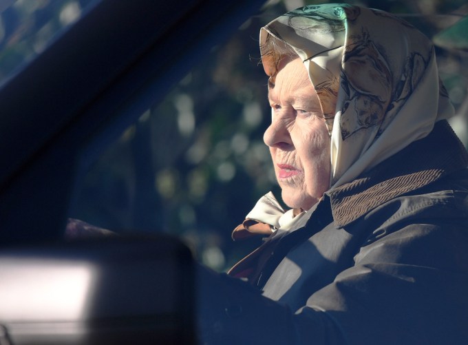 Queen Elizabeth II Gets Behind The Wheel