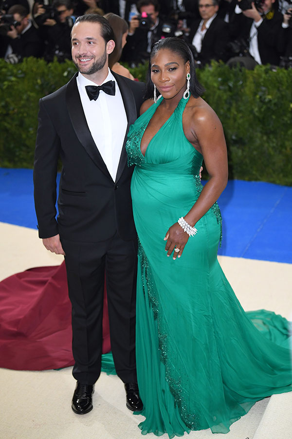 Alexis Ohanian & Serena Williams at the MET Gala