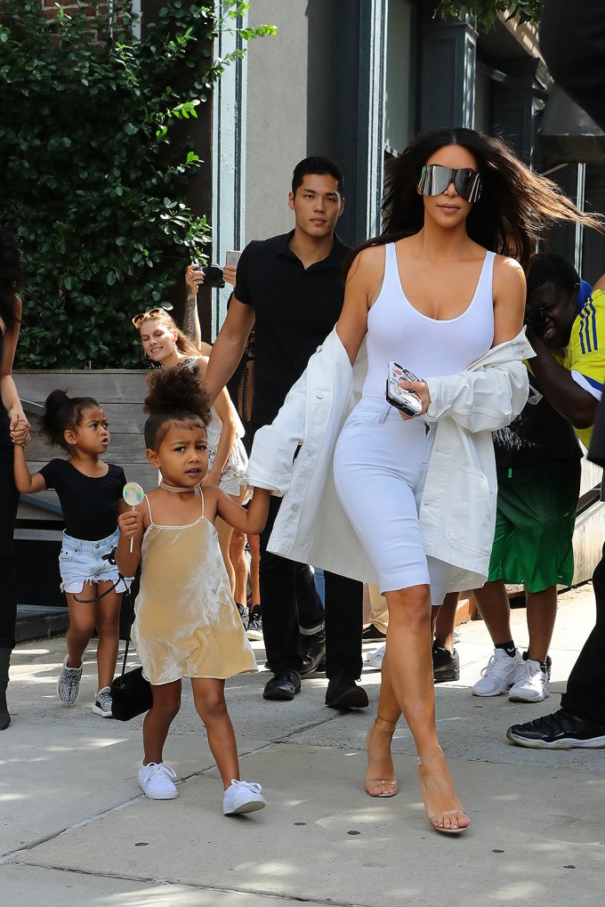 Kim Kardashian & North West Make A Stylish Duo