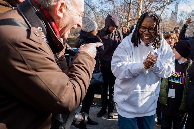 Whoopi Goldberg at the 2018 Women’s March in NYC