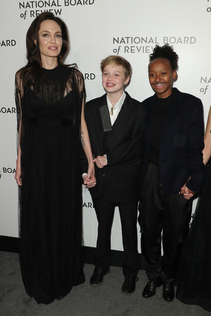 Zahara Jolie-Pitt at the National Board of Review event