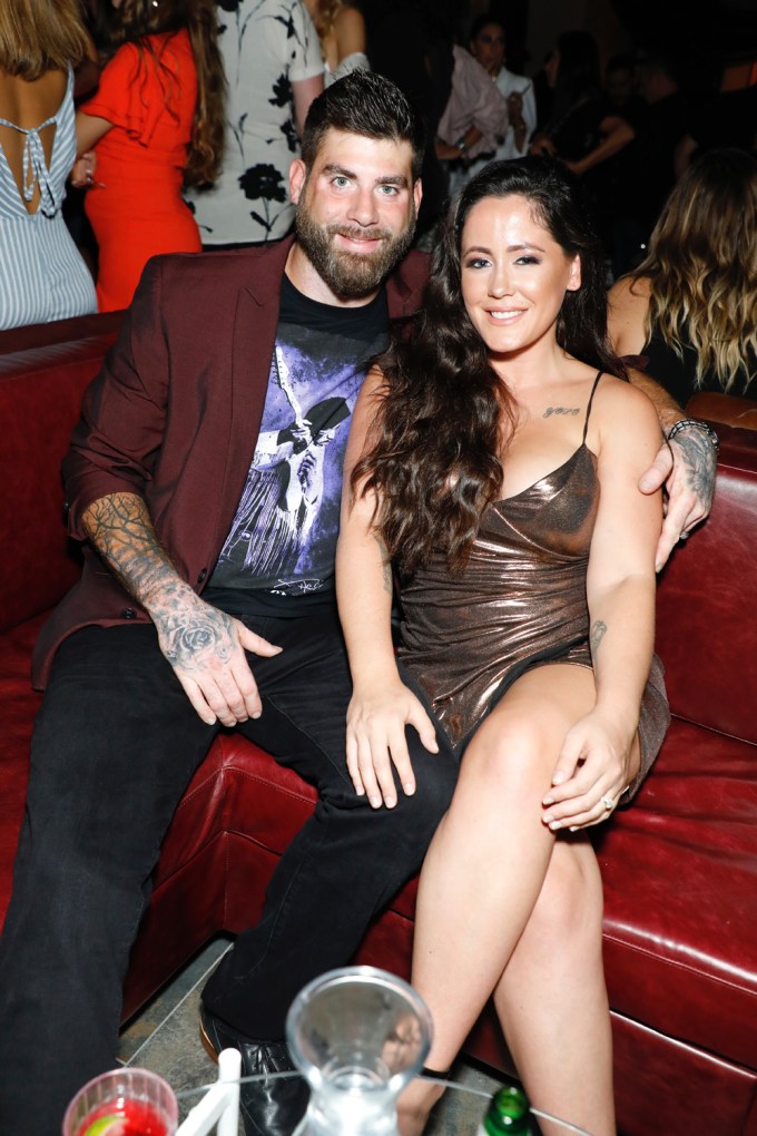 David Eason and Jenelle Evans at US Weekly’s Most Stylish New Yorker party