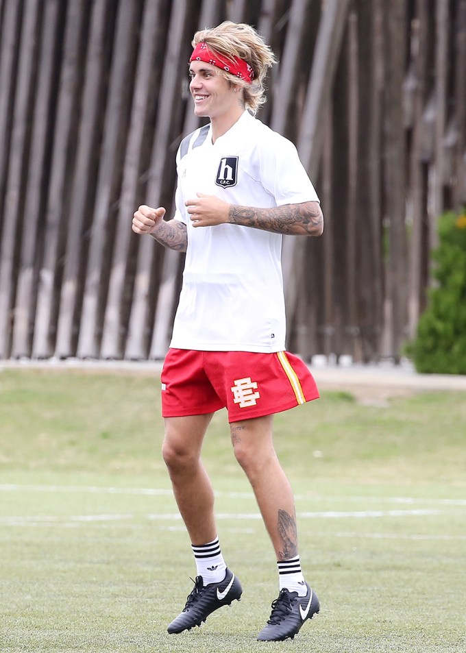 Justin Bieber Out And About
