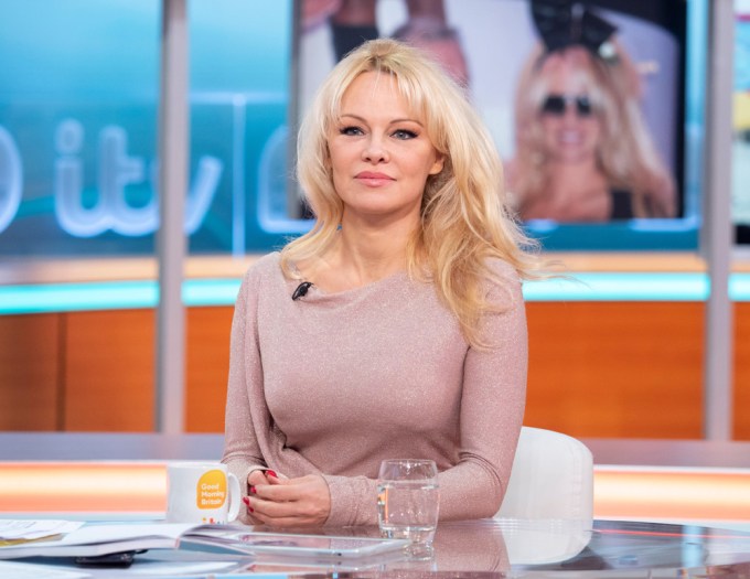 Pamela Anderson at ‘Good Morning Britain’