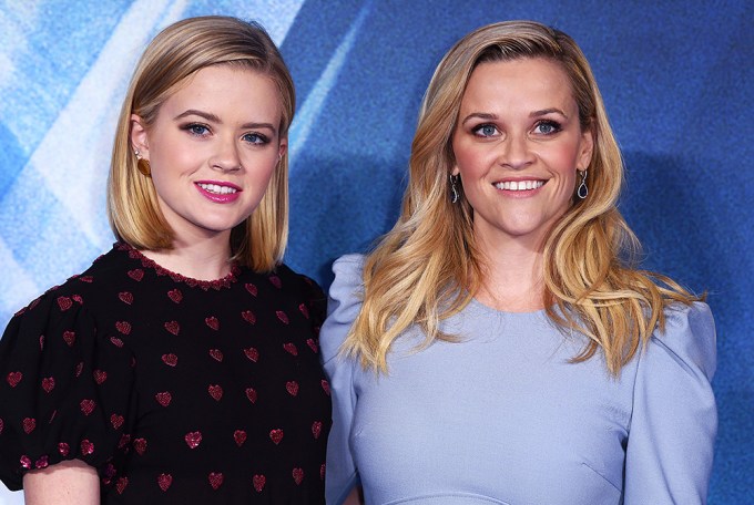 Ava Phillippe & Reese Witherspoon At London ‘A Wrinkle In Time’ Premiere