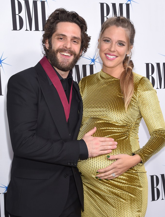 Thomas Rhett & Lauren Akins At The 67th Annual BMI Country Awards