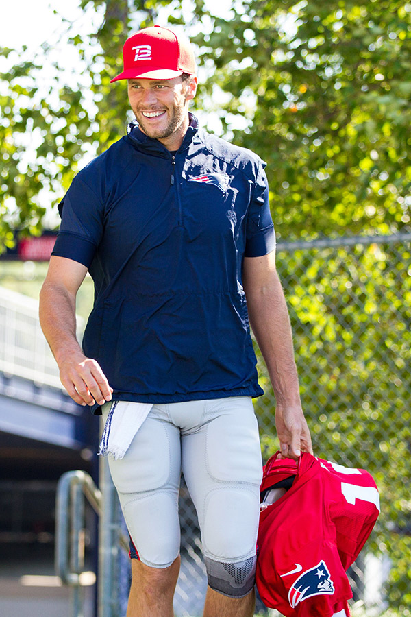 Tom Brady Arrives To Training Camp
