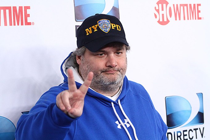 Artie Lange Wearing NYPD Hat