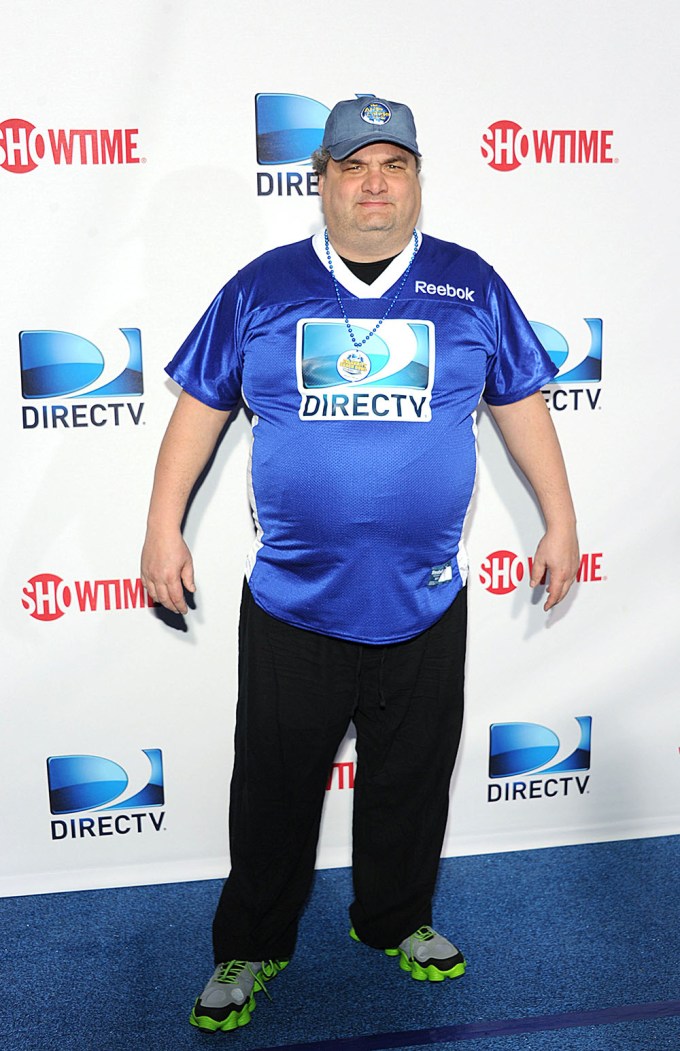 Artie Lange Wearing A DirectTV Shirt