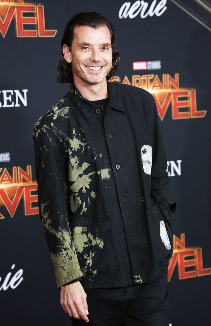 Gavin Rossdale smiles at the ‘Captain Marvel’ film premiere